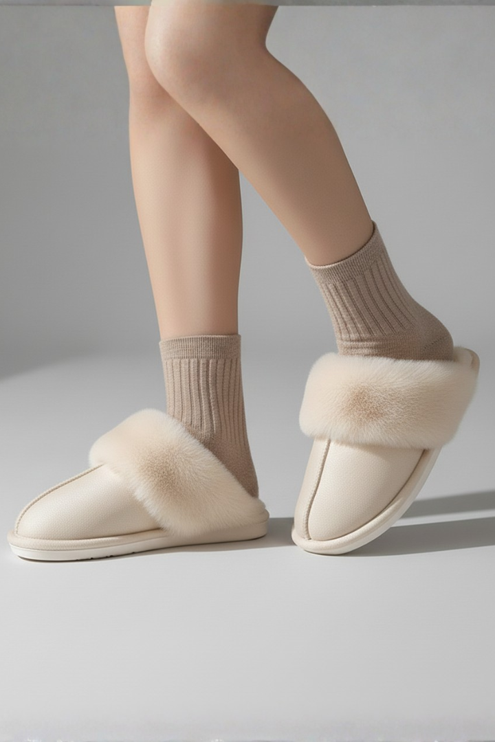 Xena | Women's Indoor Slippers | Plush Lining Textured Sole