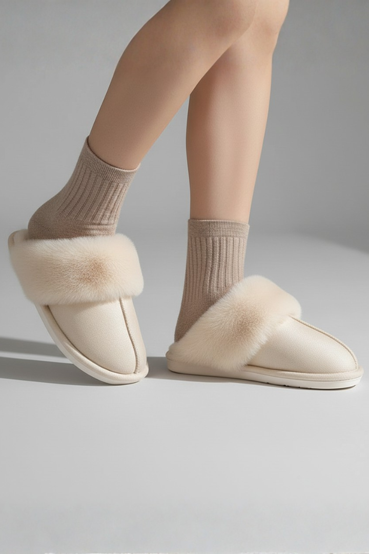 Xena | Women's Indoor Slippers | Plush Lining Textured Sole