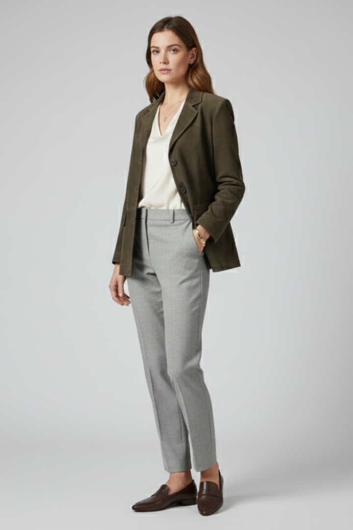 Ingigerd | Women's Jacket | Button Closure Front Pockets