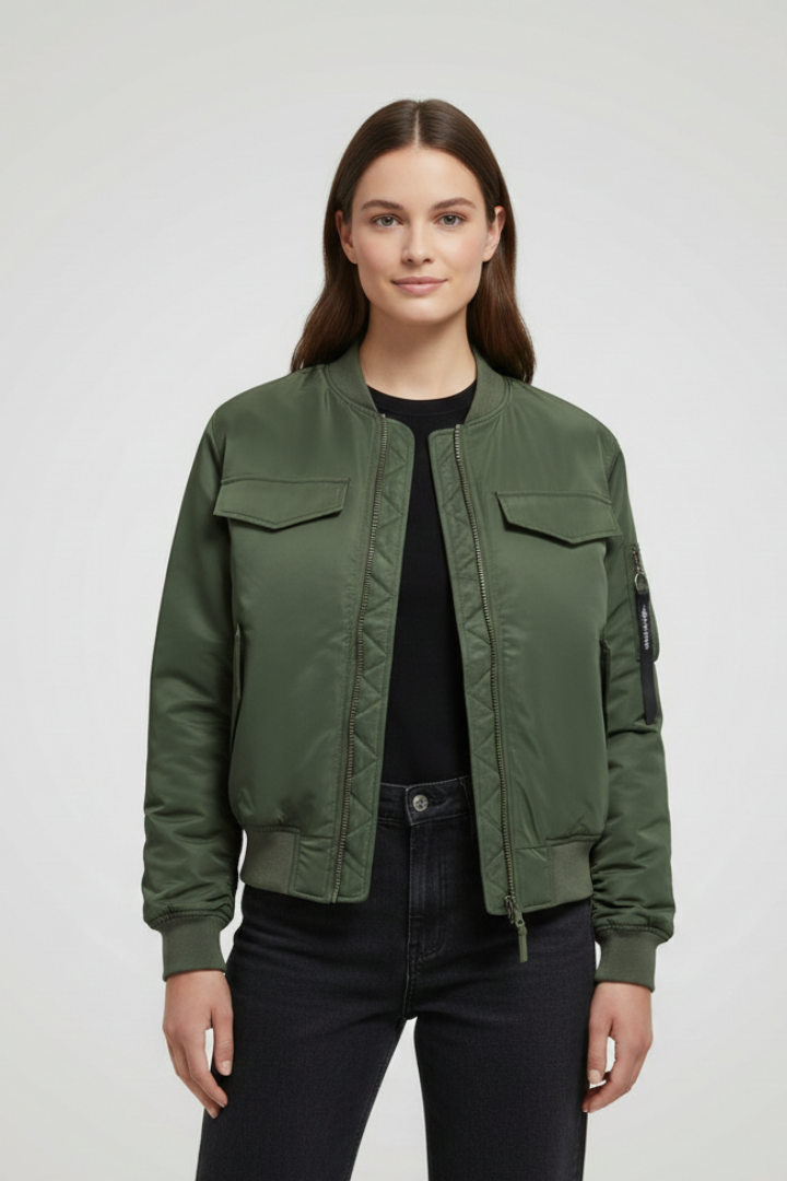 Magnhild | Women's Padded Jacket with Zip