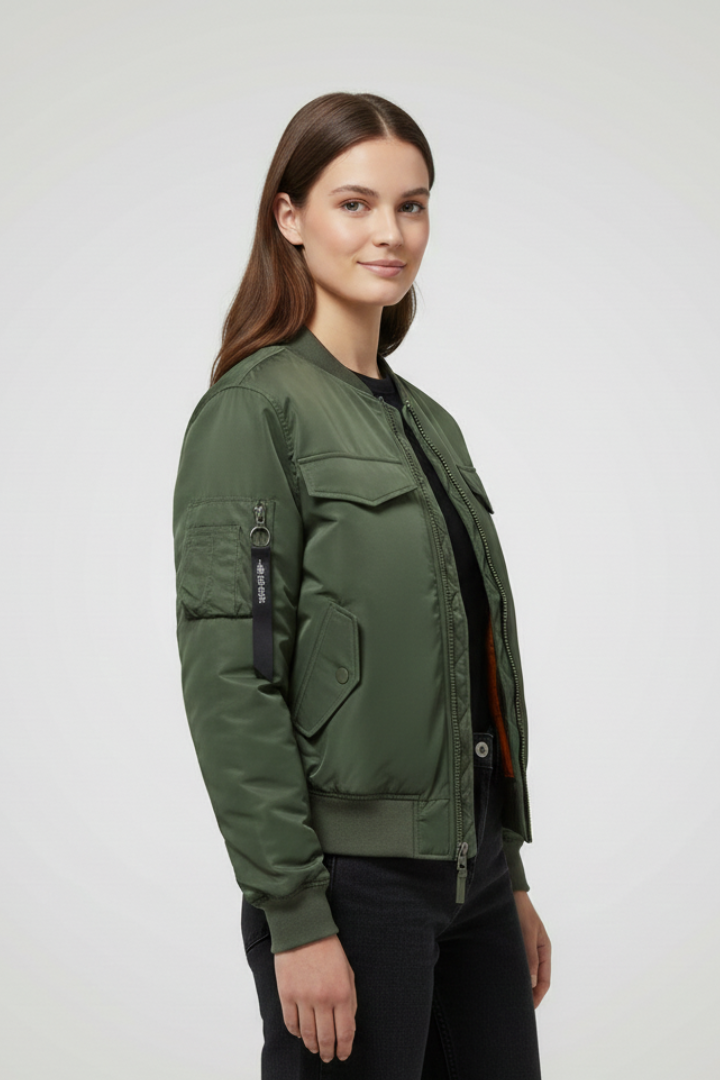 Magnhild | Women's Padded Jacket with Zip