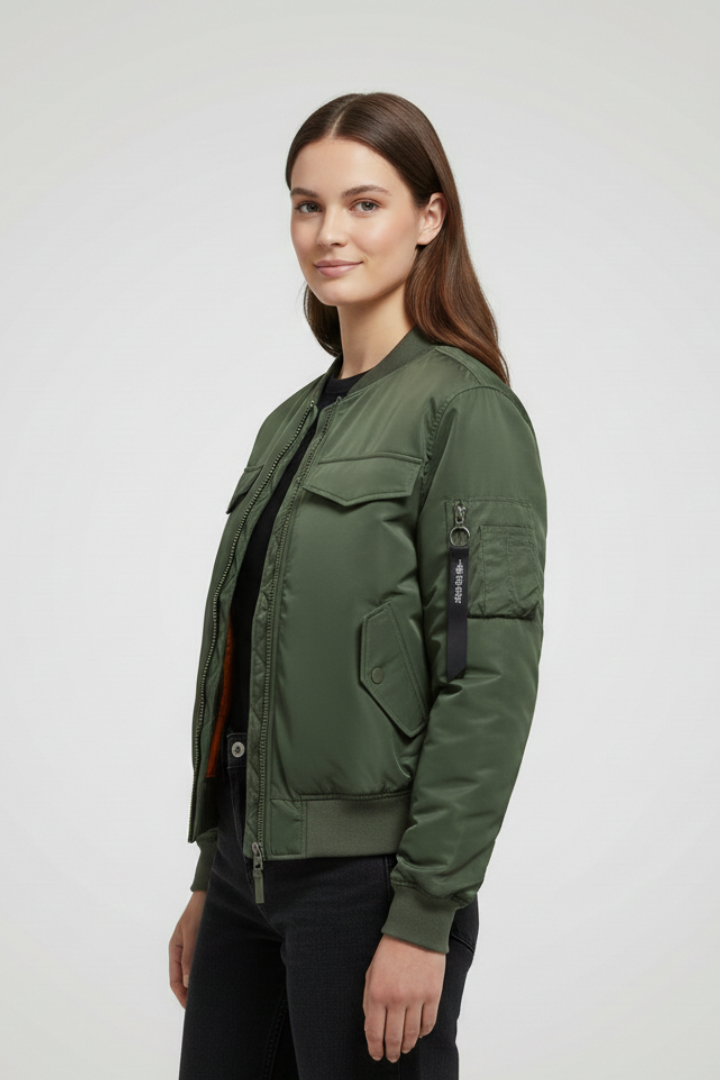 Magnhild | Women's Padded Jacket with Zip