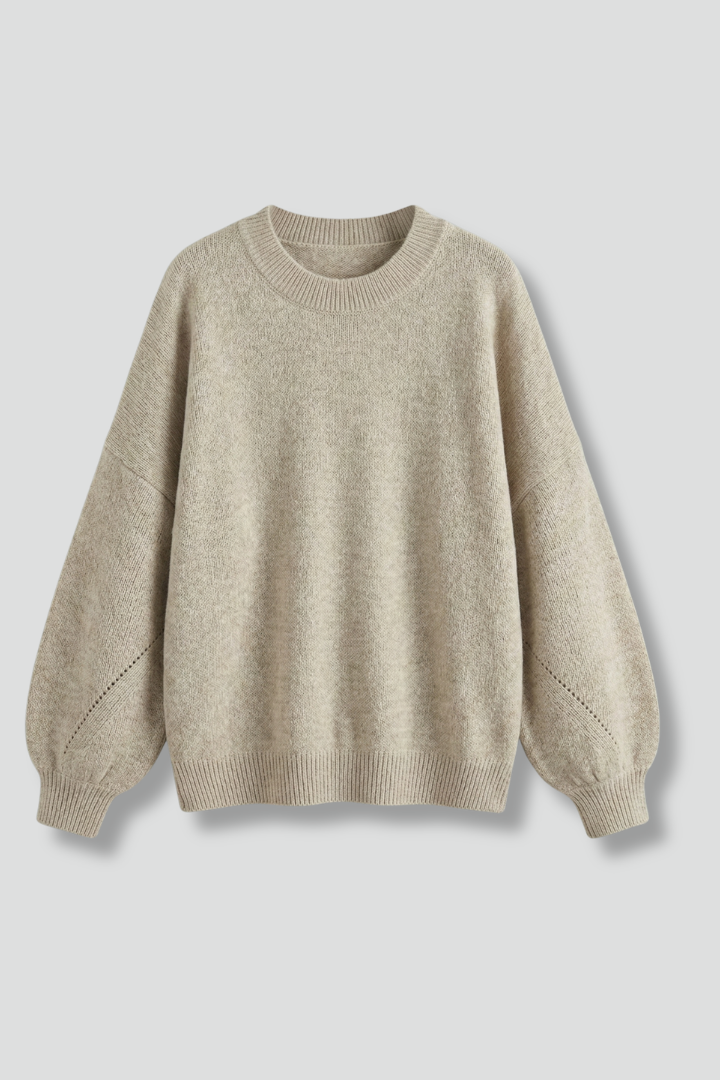 Celeste | Women's Jumper | Round Neck Ribbed Cuffs