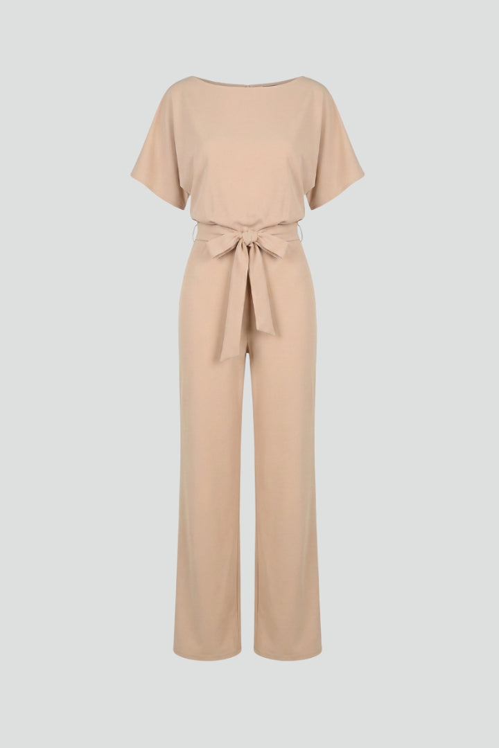 Freya | Women's Jumpsuit | Belt Wide Legs