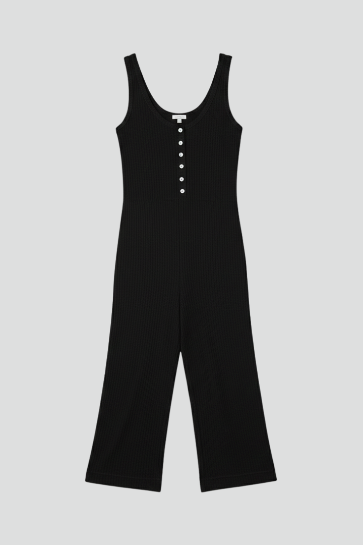 Harlow | Women's Jumpsuit | Button Placket Side Pockets