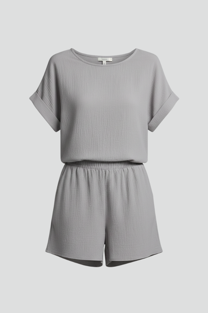 Kalani | Women's Jumpsuit | Round Neckline Side Pockets