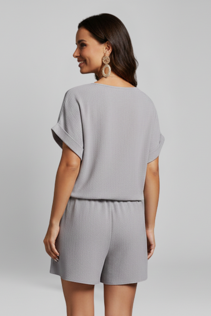 Kalani | Women's Jumpsuit | Round Neckline Side Pockets