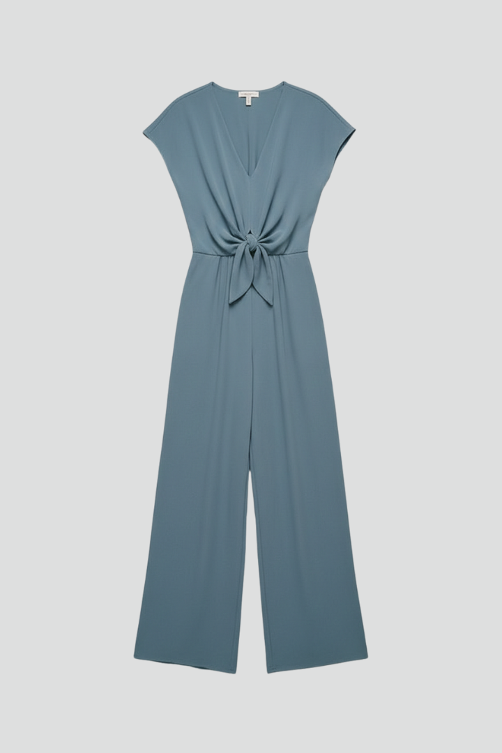Petra | Women's Jumpsuit | V-Neck Tied Waist