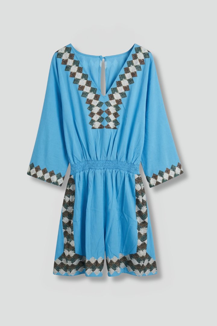 Tamsin | Women's Jumpsuit | V-Neck Wide Legs Relaxed