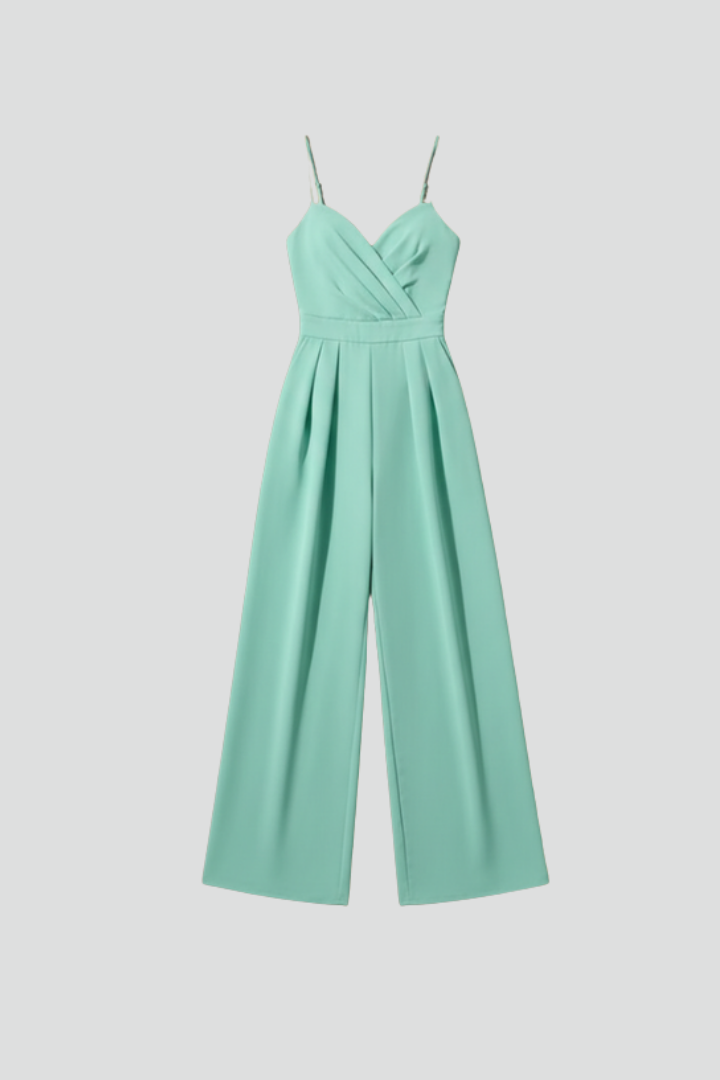 Zuri | Women's Jumpsuit | V-Neckline Wide Legs