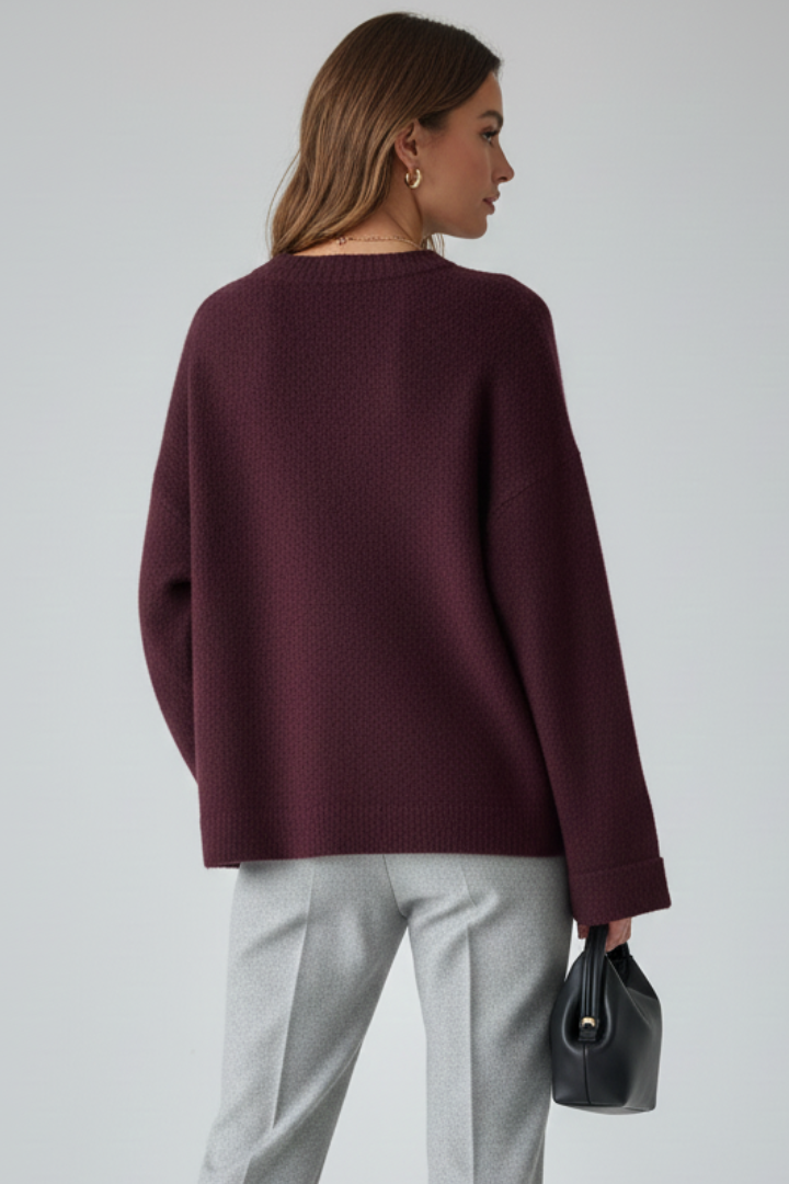 Harriet | Women's Pullover | Round Neckline Knit