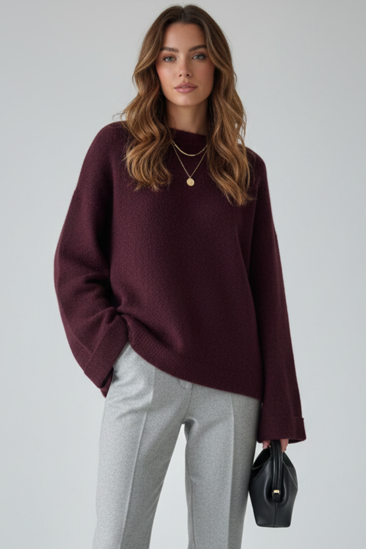 Harriet | Women's Pullover | Round Neckline Knit