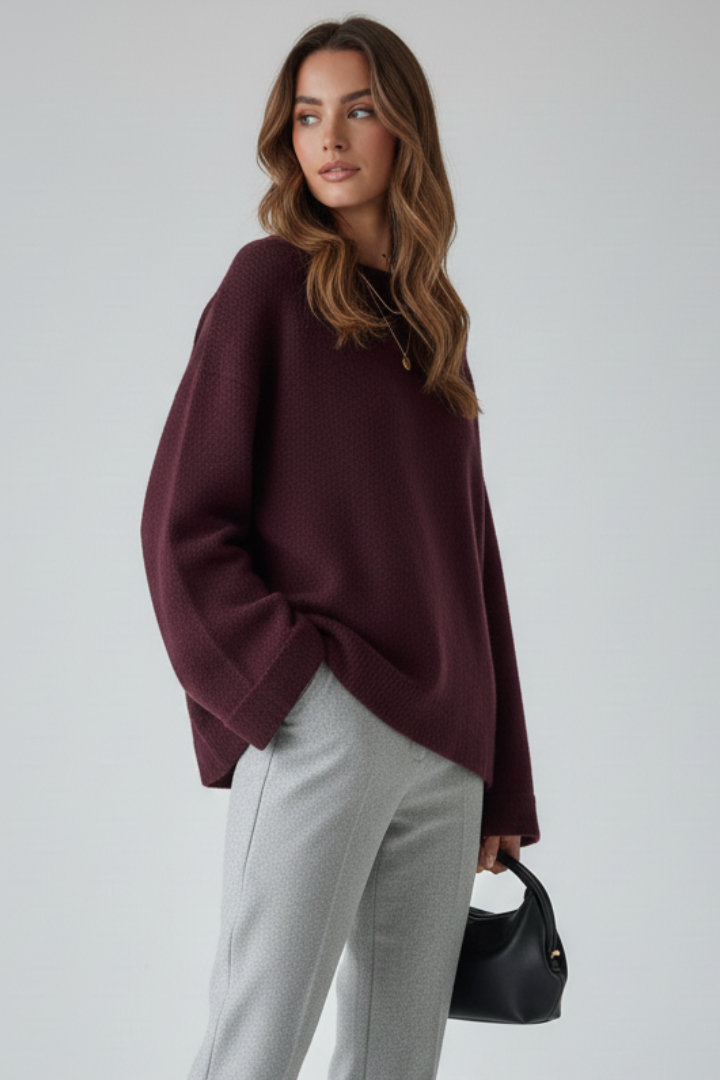 Harriet | Women's Pullover | Round Neckline Knit