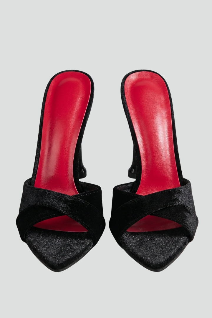 Amalswind | Women's Leather Heels | Open Toe Stiletto Heel