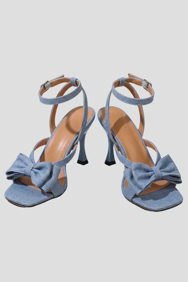 Heloise | Women's Leather Sandals | Square Toe Buckle
