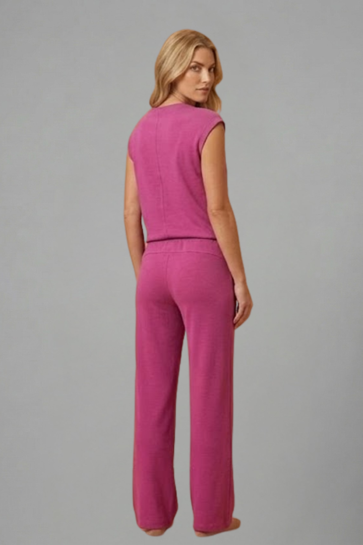 Hana | Women's Loungewear Set | Elastic Waistband Short Sleeves