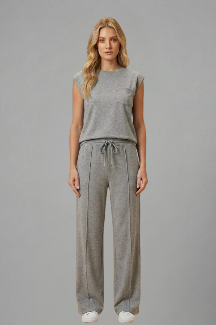 Hana | Women's Loungewear Set | Elastic Waistband Short Sleeves
