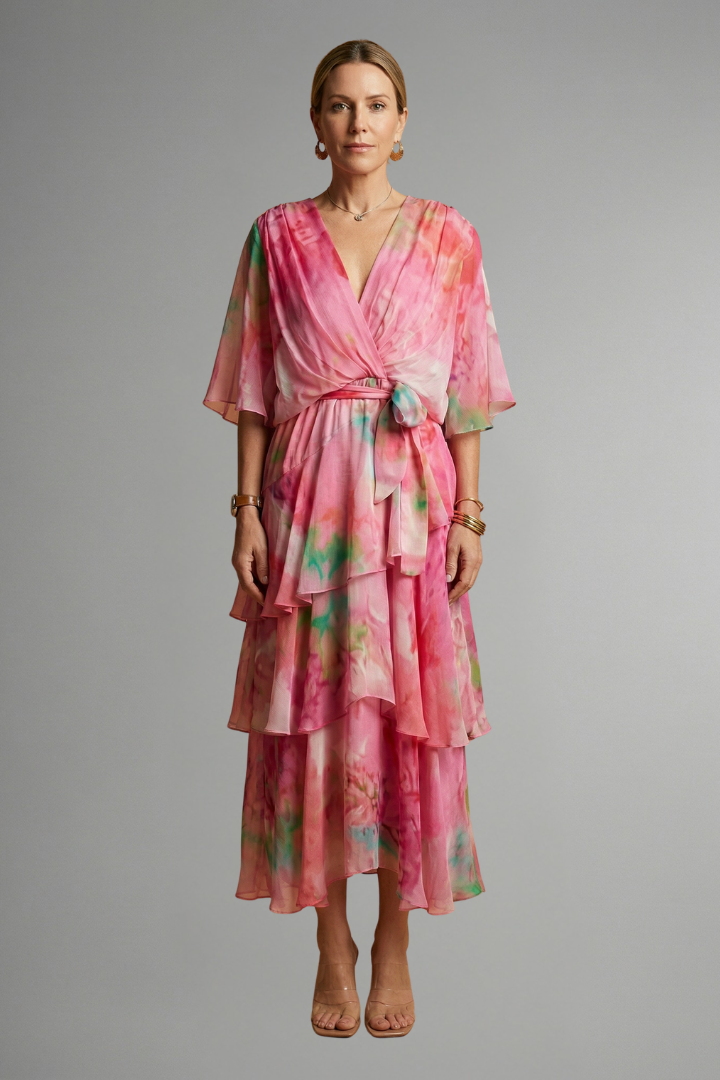 Luna | Women's Maxi Dress | Printed Flowing Skirt