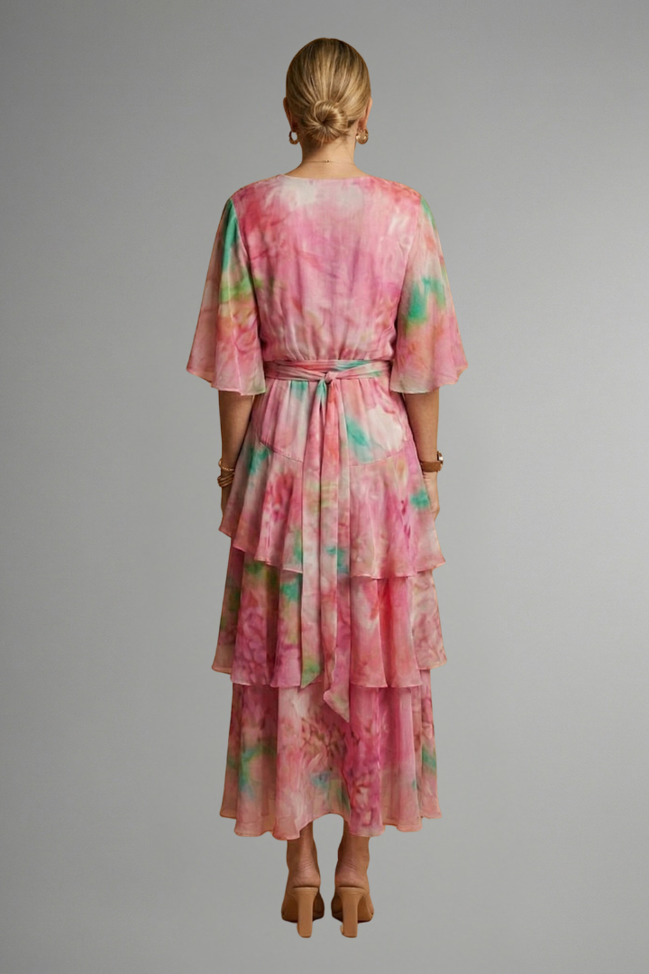 Luna | Women's Maxi Dress | Printed Flowing Skirt