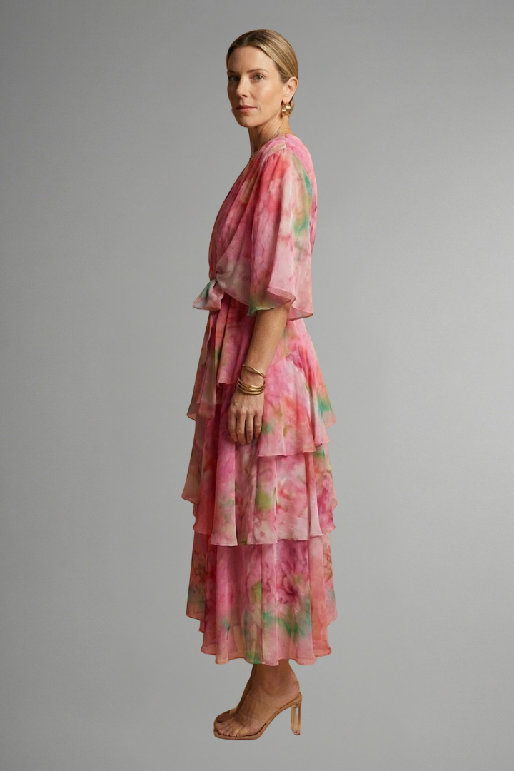 Luna | Women's Maxi Dress | Printed Flowing Skirt