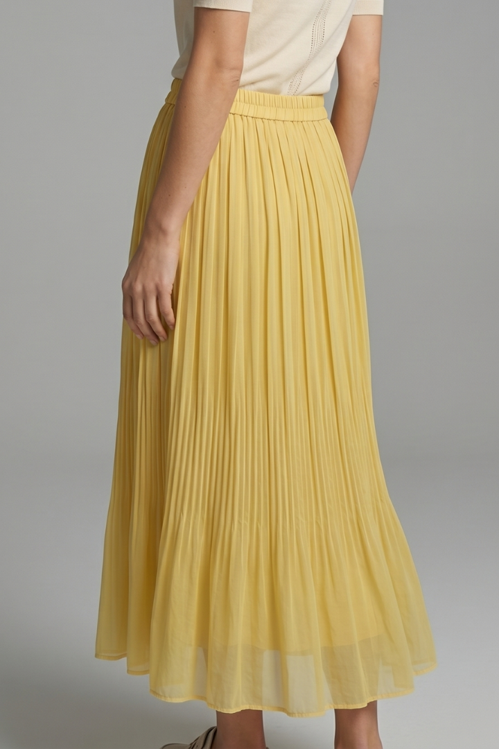 Wigburg | Women's Maxi Skirt | Elastic Waistband Pleated