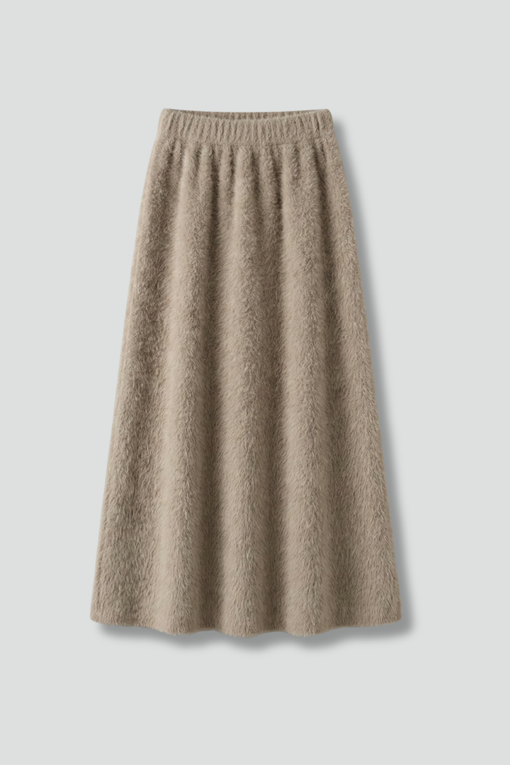 Tala | Women's Maxi Skirt | Elastic Waistband Textured
