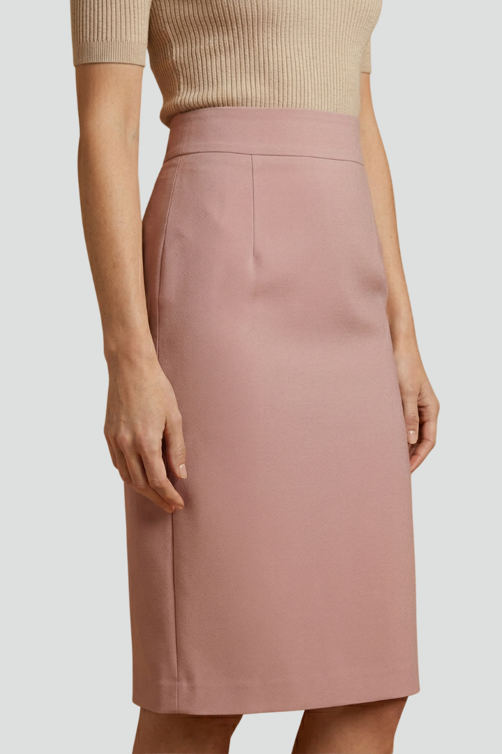 Prokne | Women's Midi Skirt | High Waist Back Slit