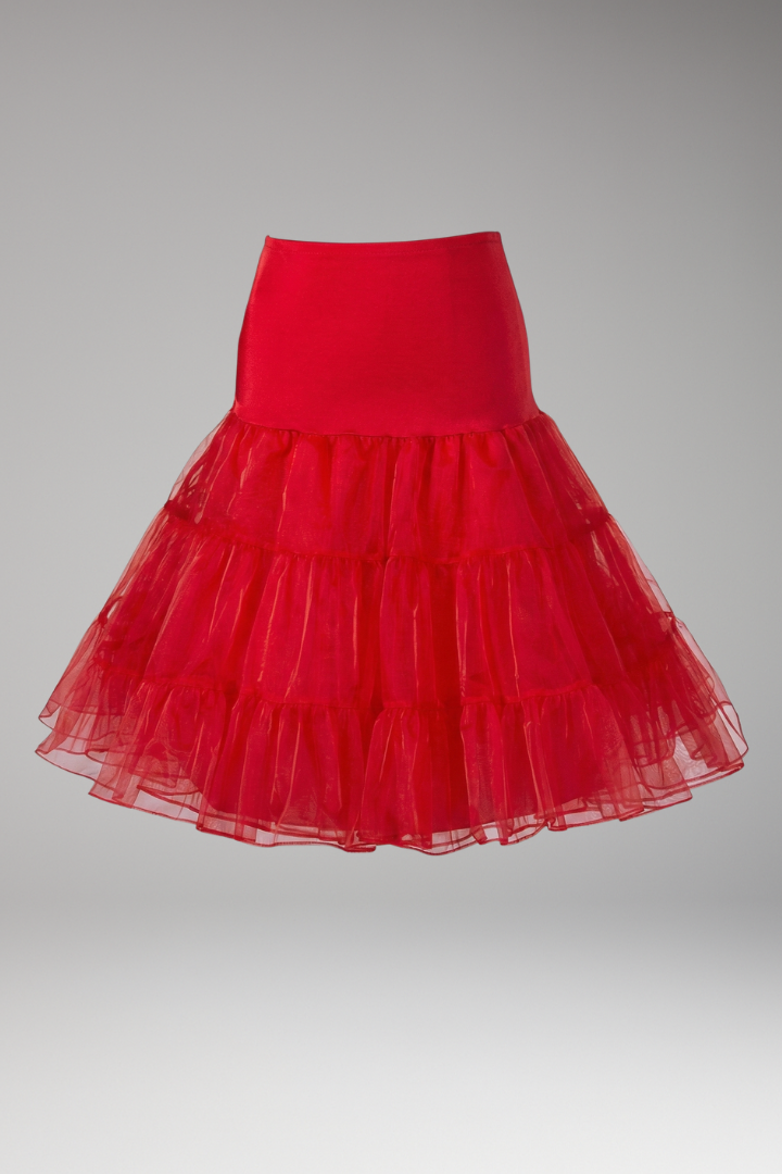 Gala | Women's Mini Skirt | Elastic Waist Tiered Mesh