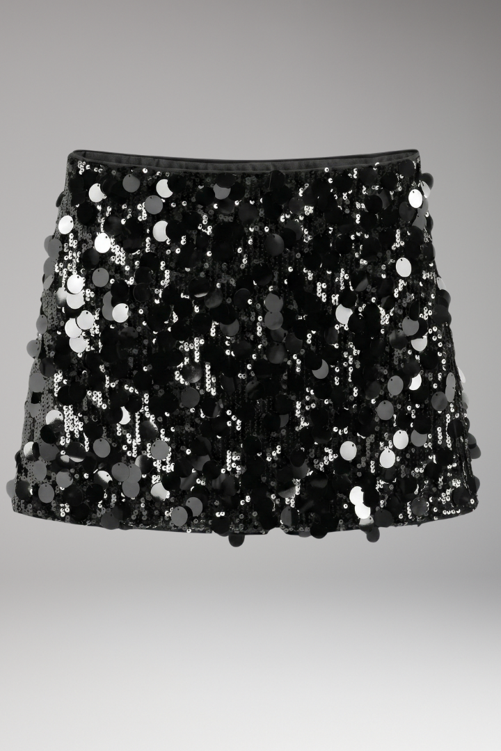 Koda | Women's Mini Skirt | Fitted Waist Sequin