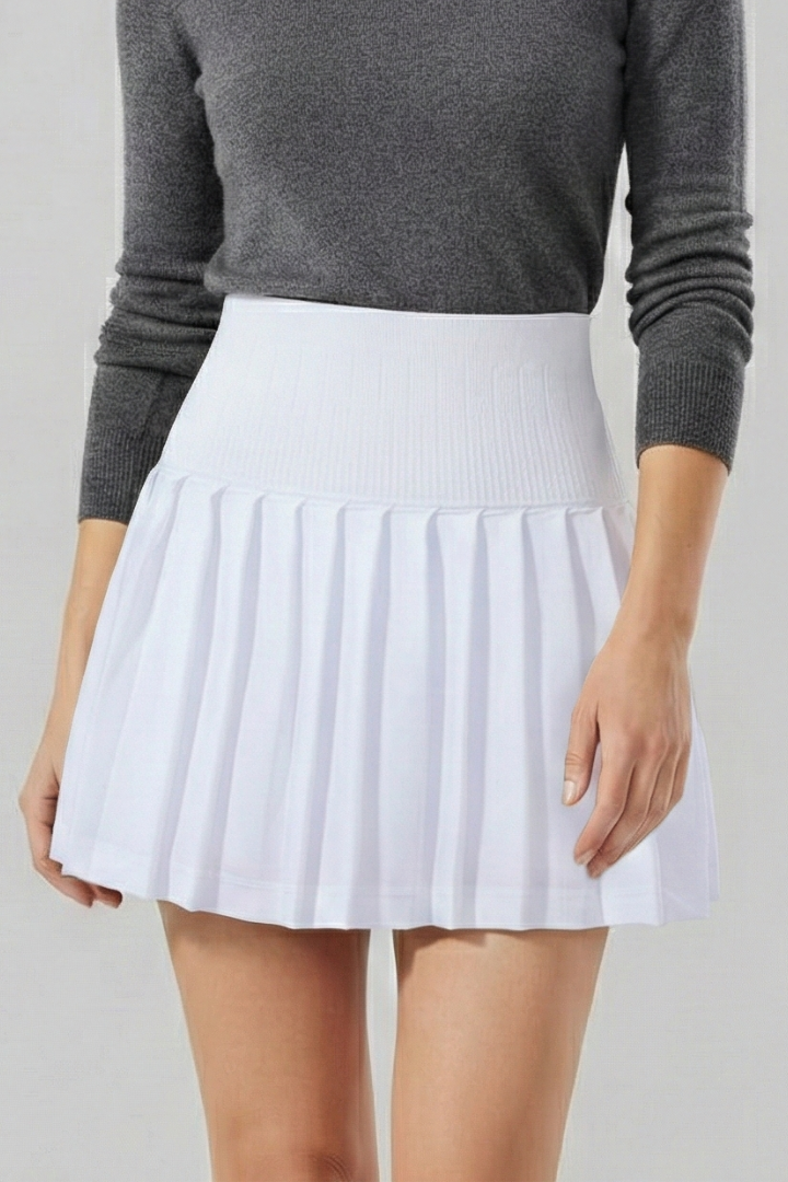 Wilburg | Women's Mini Skirt | High Waist Pleated Hem