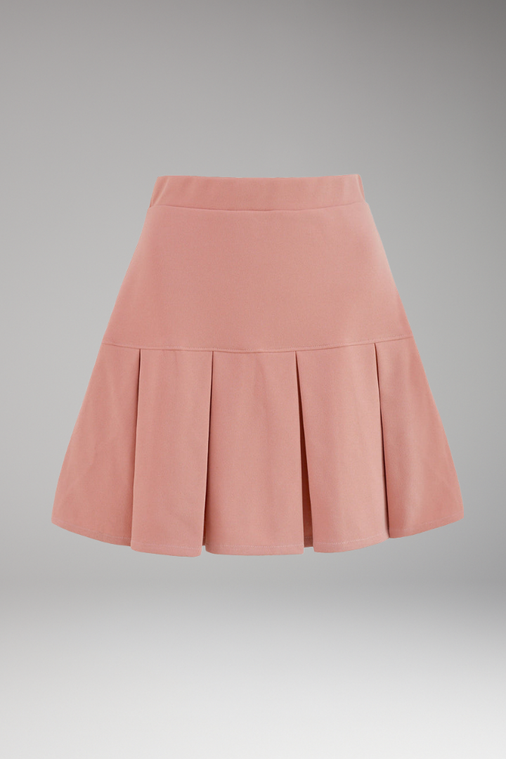 Lara | Women's Mini Skirt | Pleats High Waist