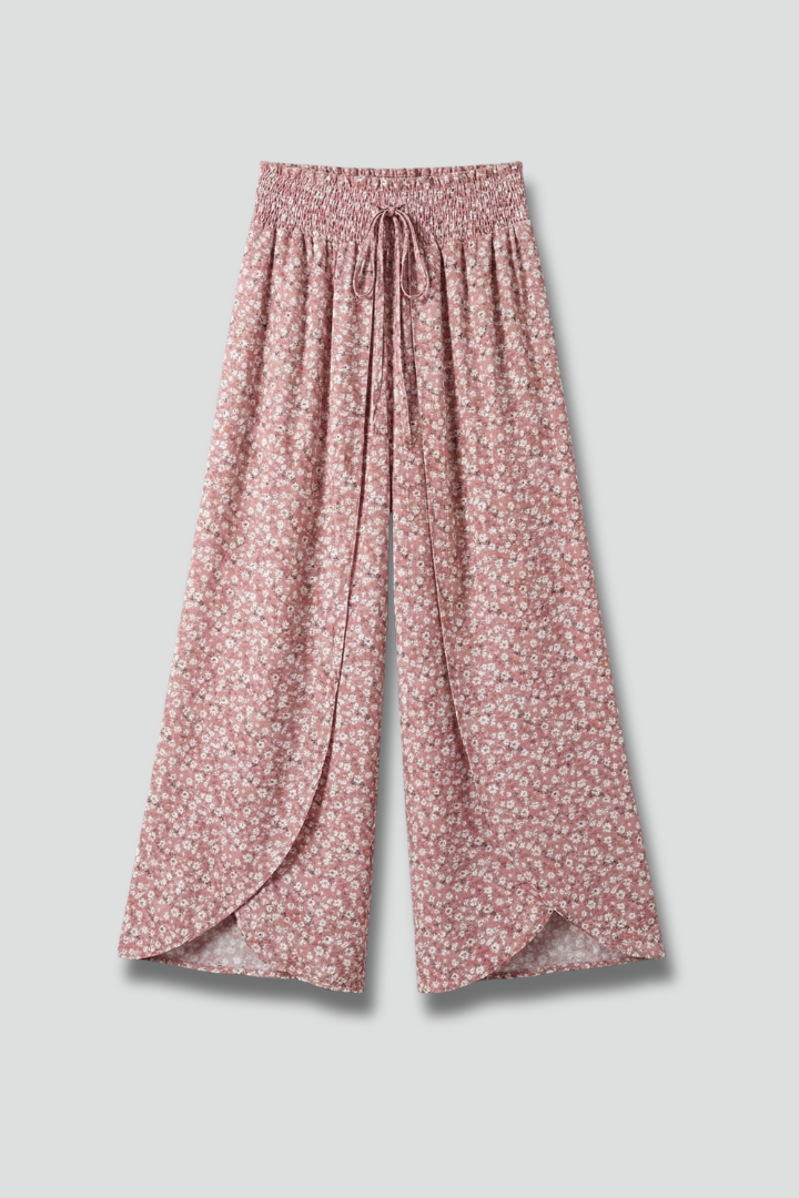Cala | Women's Palazzo Trousers | Elastic Waist Patterned