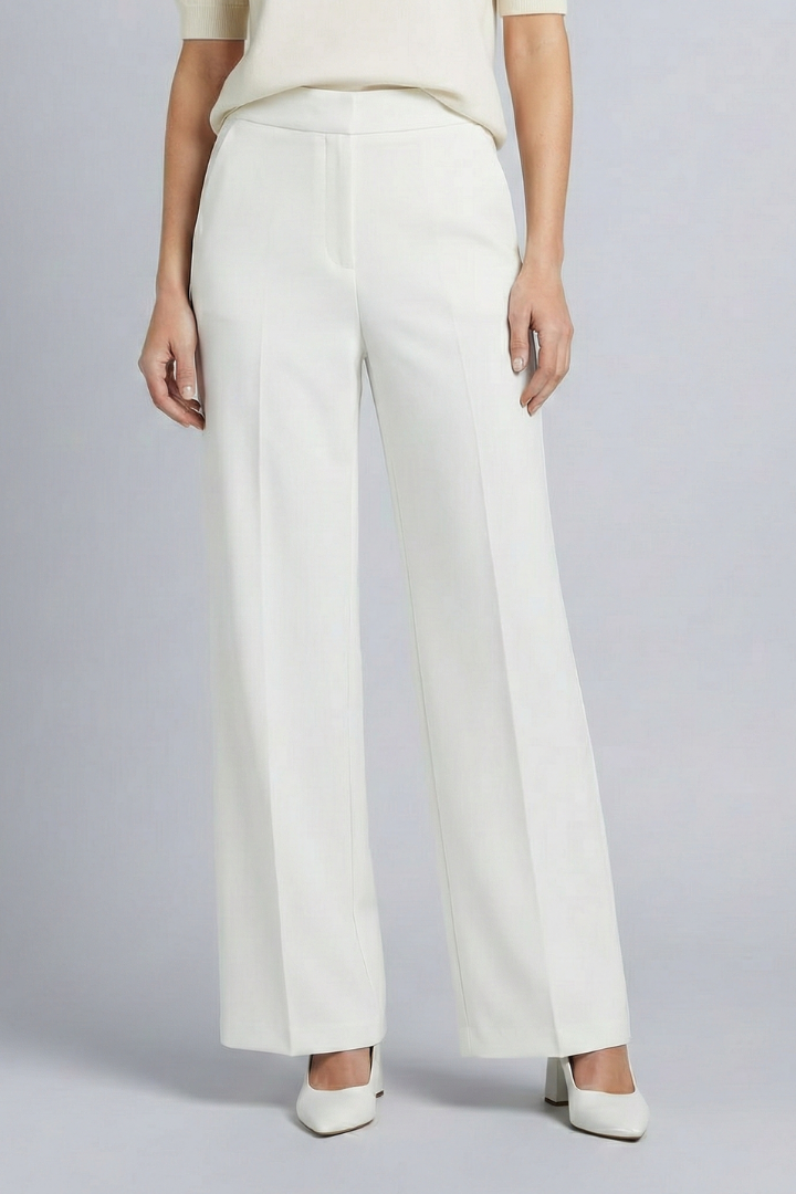 Lala | Women's Palazzo Trousers | High Waist Pleats
