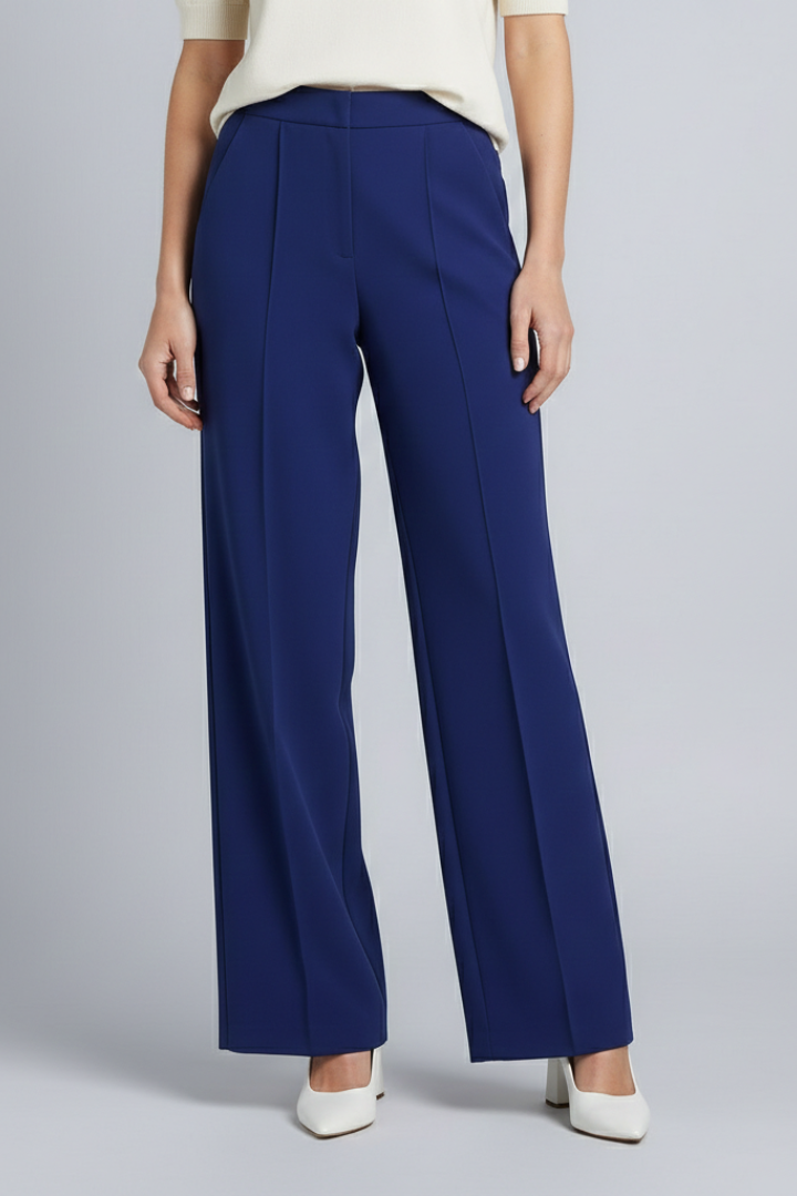 Lala | Women's Palazzo Trousers | High Waist Pleats