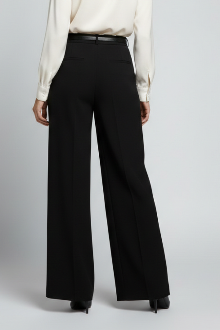 Nala | Women's Palazzo Trousers | High Waist Tie Belt