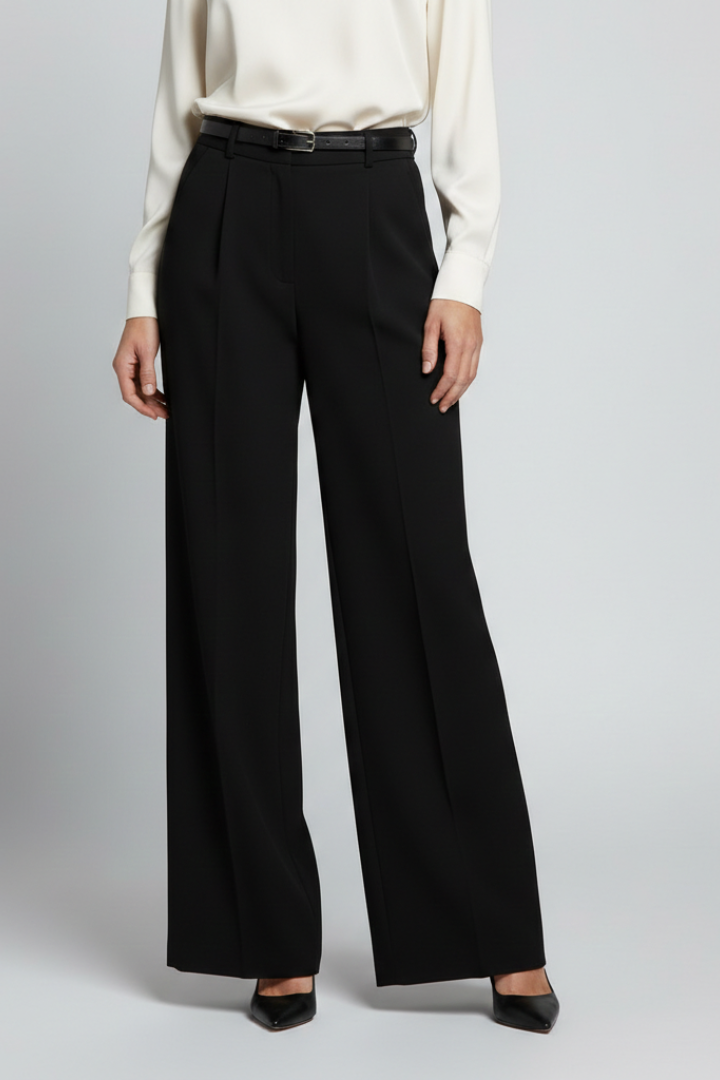 Nala | Women's Palazzo Trousers | High Waist Tie Belt