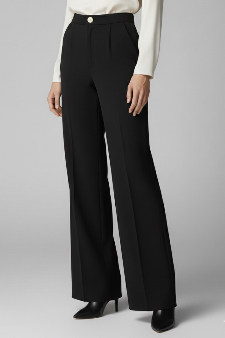 Nora | Women's Palazzo Trousers | High Waist Wide Legs