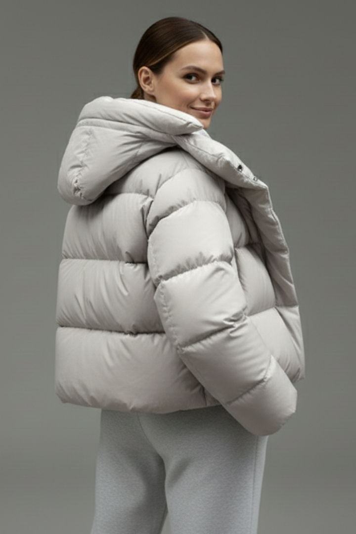 Kirke | Women's Puffer Jacket | Thick Padding Shiny Finish