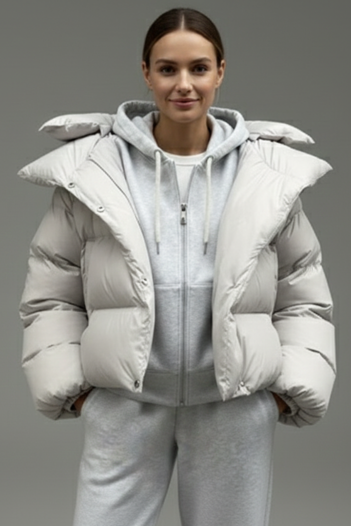 Kirke | Women's Puffer Jacket | Thick Padding Shiny Finish