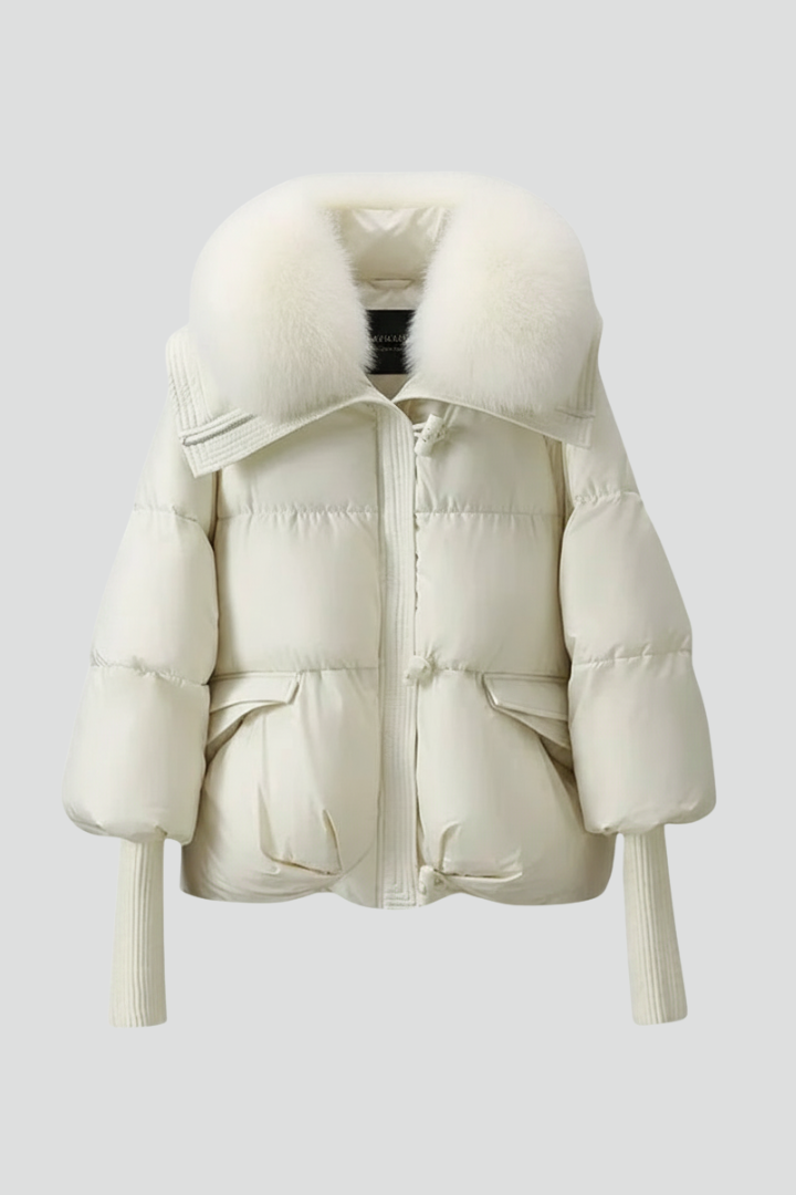 Perimede | Women's Puffer Jacket | Zip & Flap Pockets