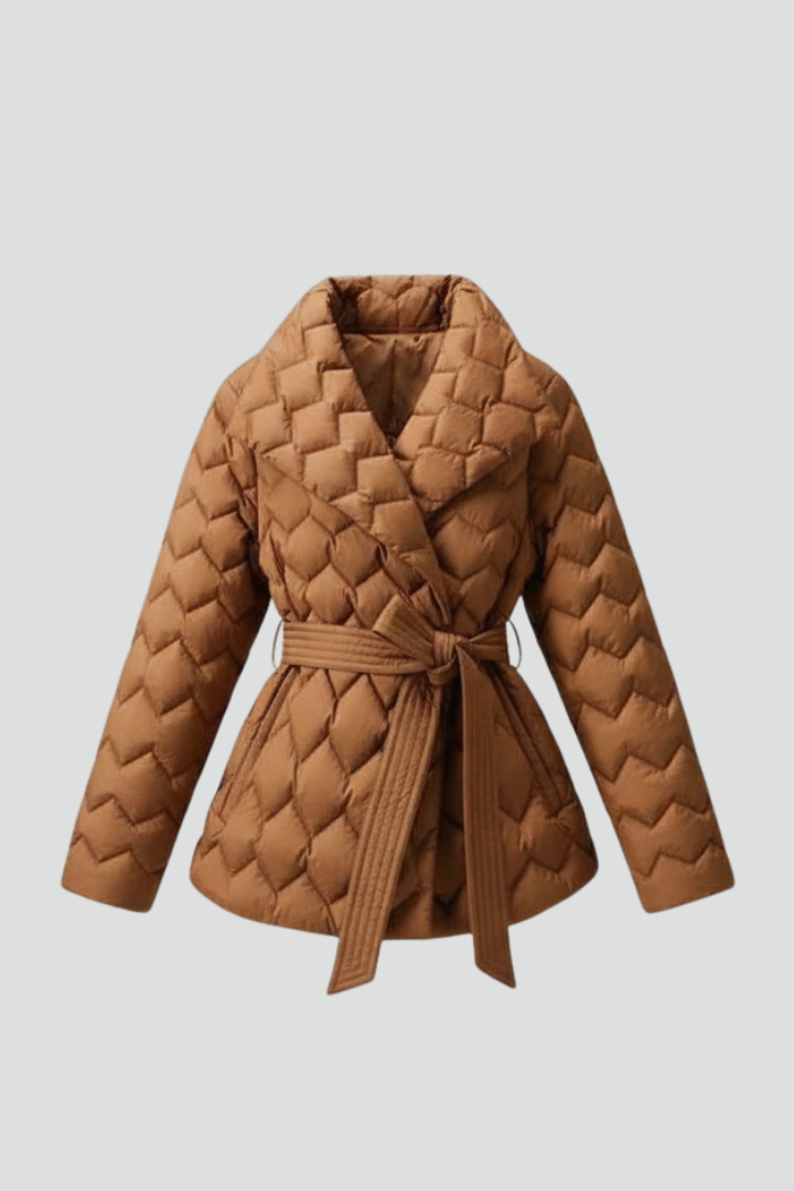 Oswyn | Women's Quilted Coat with Belt