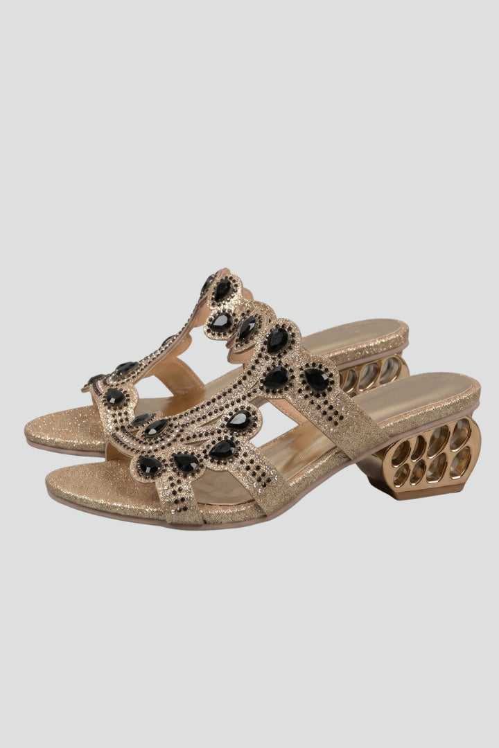 Yael | Women's Sandals | Adjustable Straps Embellished Upper
