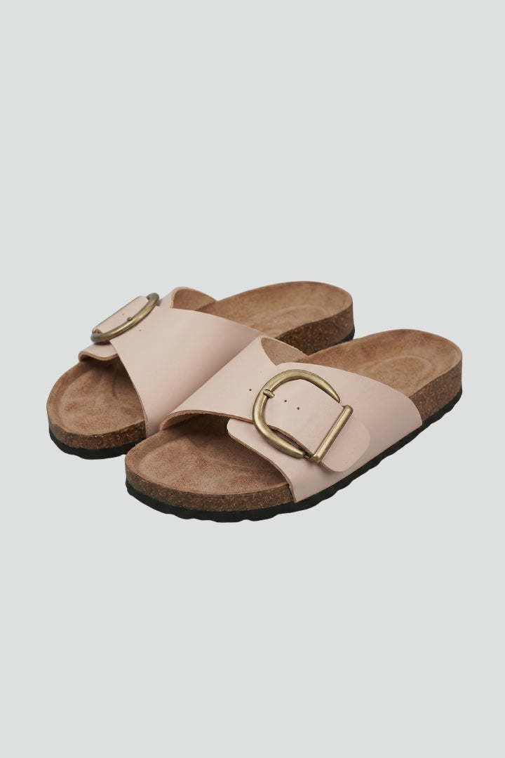 Uma | Women's Sandals | Buckle Fastening Textured Sole
