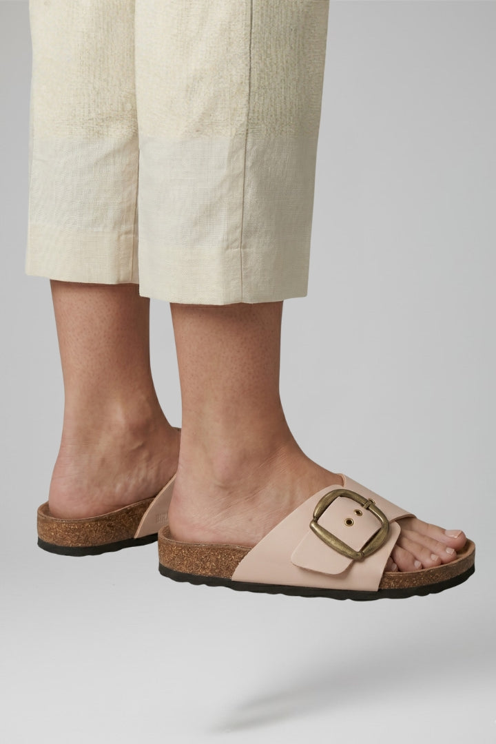 Uma | Women's Sandals | Buckle Fastening Textured Sole