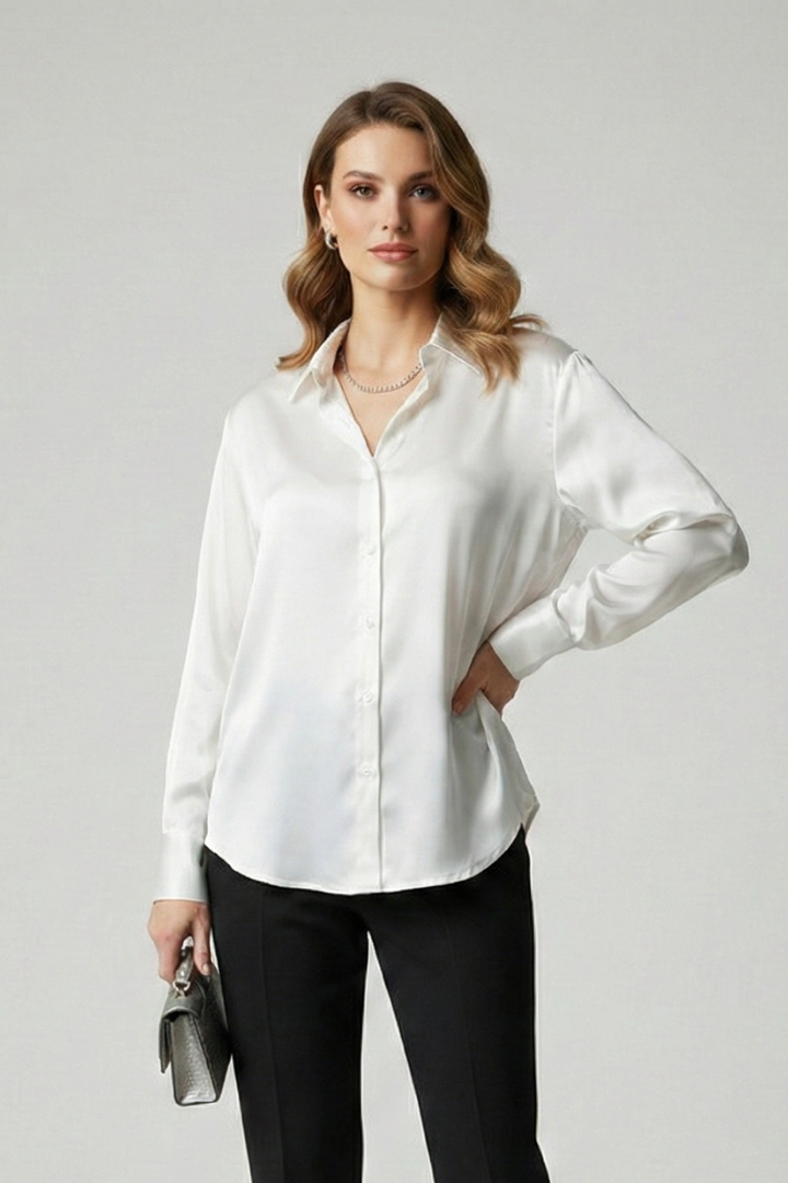 Xanthe | Women's Shirt | Button Fastening Collared Neck