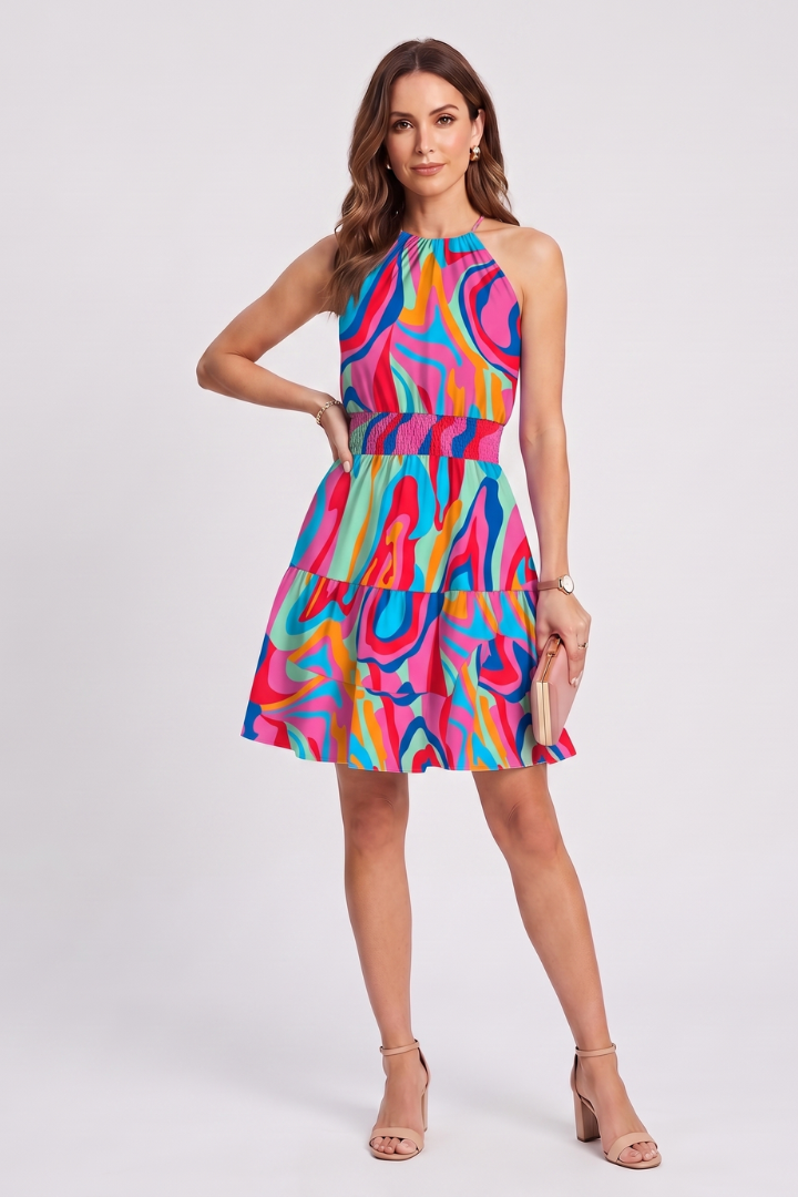 Brisa | Women's Short Romper | Wrap Neckline Summer