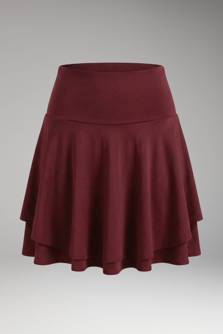 Lucretia | Women's Skirt | High Waist Built-In Shorts