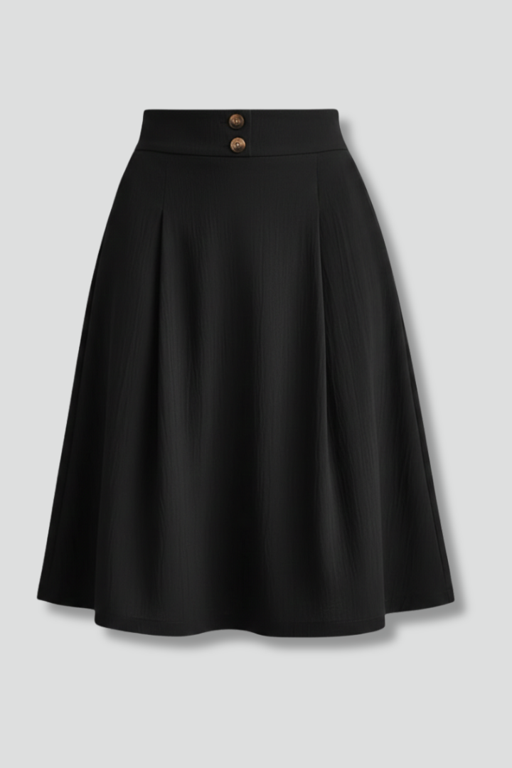 Pola | Women's Skirt | High Waist Flared Hem