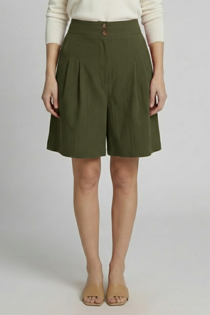 Pola | Women's Skirt | High Waist Flared Hem