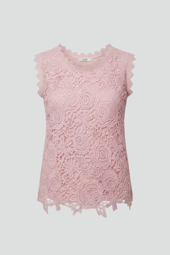 Dalena | Women's Blouse | Sleeveless V-Neckline Textured Surface